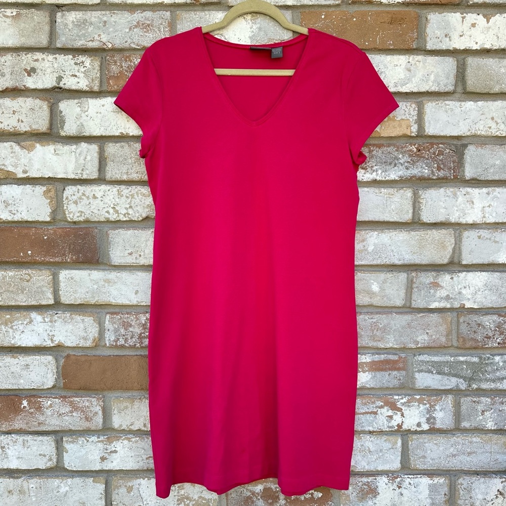 Additions by Chico’s Hot Pink T-shirt Dress